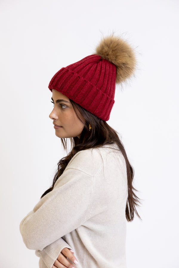 ALICE BEANIE BORDEAUX