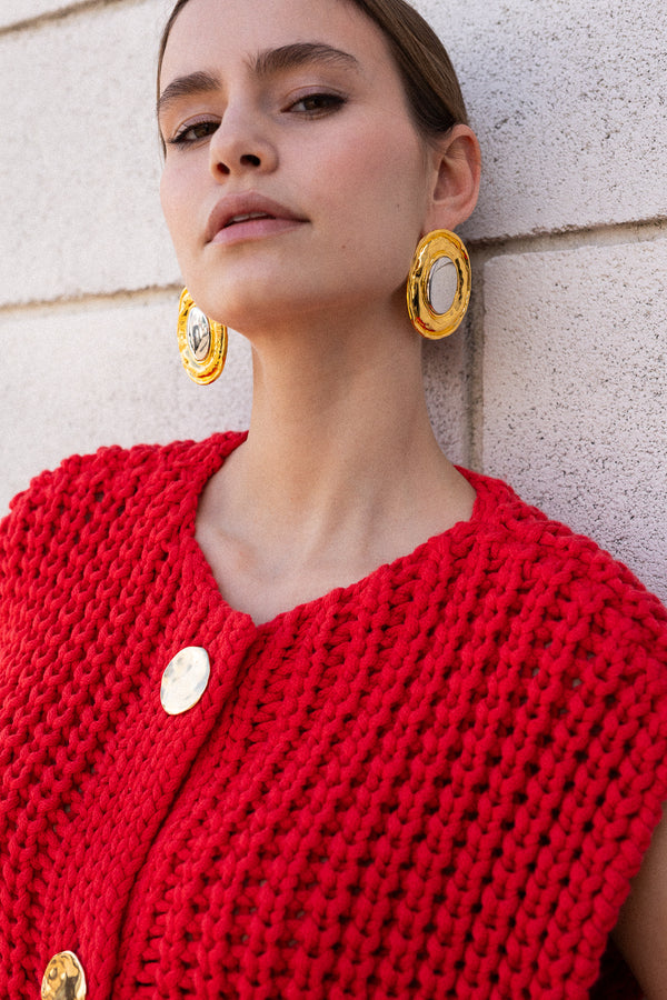 MAXI EARRINGS GOLD