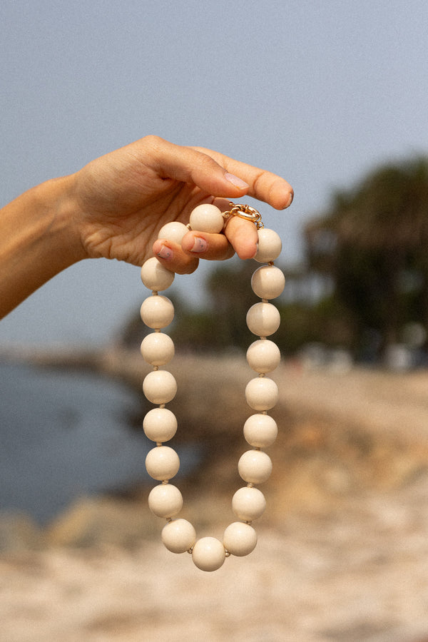 GRAND NECKLACE BEIGE